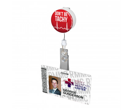 Don't Be Tachy Button Badge Reel 