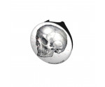 Vintage Skull Diagram Stethoscope Button
