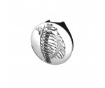 Vintage Ribcage Diagram Stethoscope Button