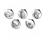 Vintage Anatomy Stethoscope Button Pack
